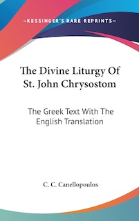 Couverture_The Divine Liturgy Of St. John Chrysostom