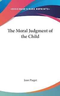 Front cover_The Moral Judgment of the Child