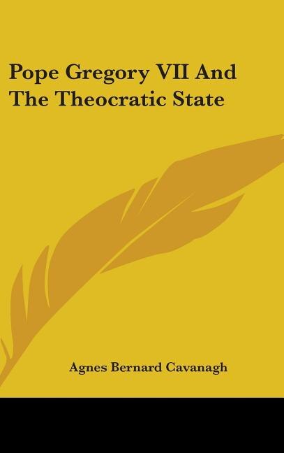 Couverture_Pope Gregory VII And The Theocratic State