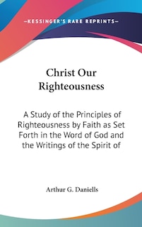 Front cover_Christ Our Righteousness