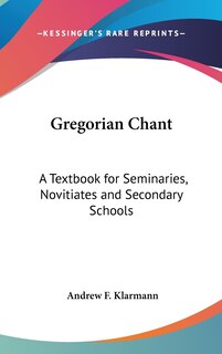 Front cover_Gregorian Chant