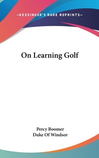 Front cover_On Learning Golf
