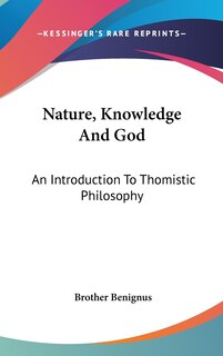 Front cover_Nature, Knowledge And God