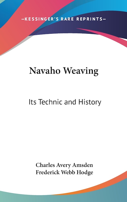 Couverture_Navaho Weaving