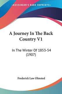 Couverture_A Journey In The Back Country V1