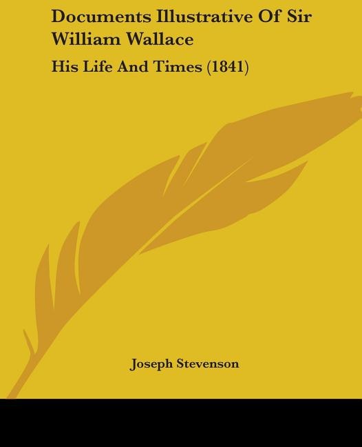 Front cover_Documents Illustrative Of Sir William Wallace