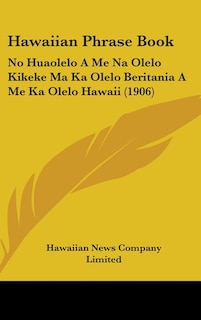 Front cover_Hawaiian Phrase Book