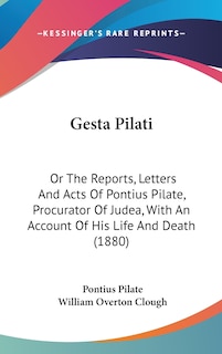 Front cover_Gesta Pilati