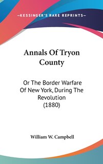 Front cover_Annals Of Tryon County
