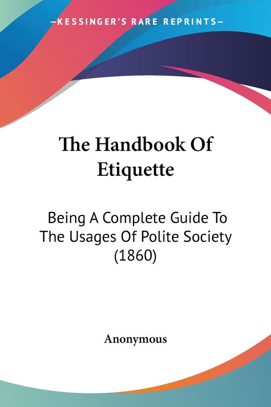 Couverture_The Handbook Of Etiquette