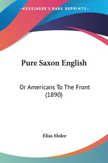Couverture_Pure Saxon English