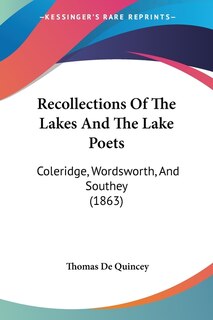 Front cover_Recollections Of The Lakes And The Lake Poets