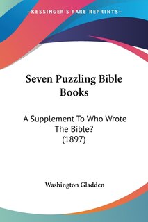Front cover_Seven Puzzling Bible Books