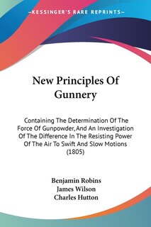 Front cover_New Principles Of Gunnery