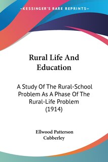 Couverture_Rural Life And Education