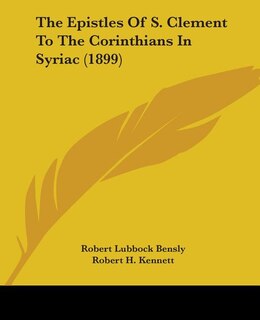 Front cover_The Epistles Of S. Clement To The Corinthians In Syriac (1899)