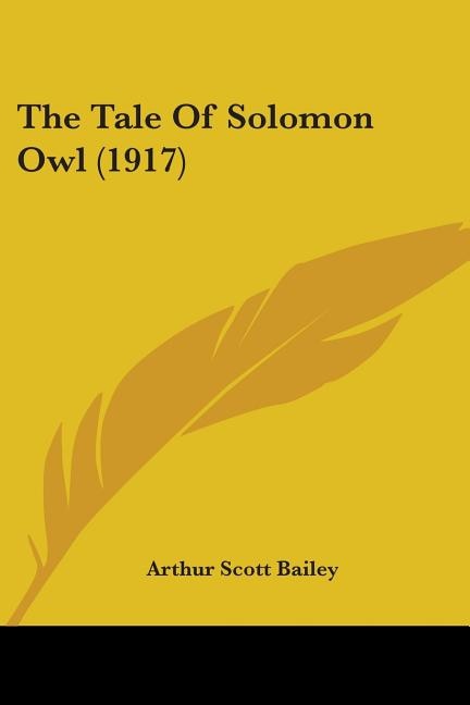 The Tale Of Solomon Owl (1917)