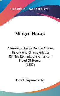 Front cover_Morgan Horses