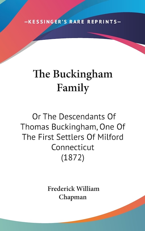 Front cover_The Buckingham Family