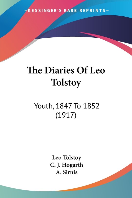 Couverture_The Diaries Of Leo Tolstoy