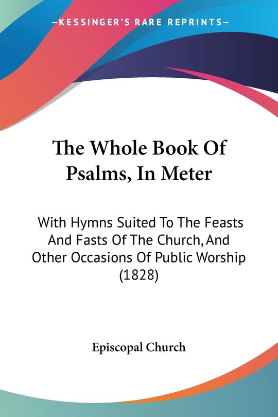 Front cover_The Whole Book Of Psalms, In Meter