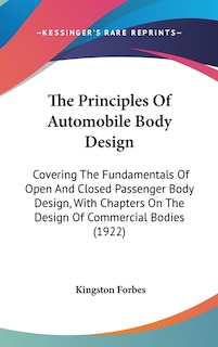 Front cover_The Principles Of Automobile Body Design
