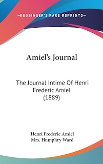 Front cover_Amiel's Journal