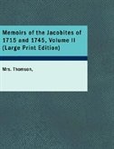 Couverture_Memoirs of the Jacobites of 1715 and 1745, Volume II