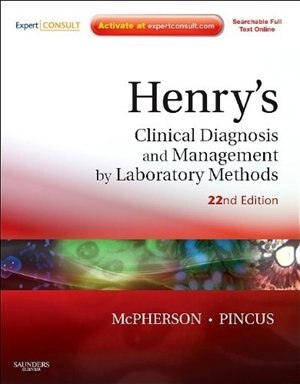Front cover_Henry's Clinical Diagnosis and Management by Laboratory Methods