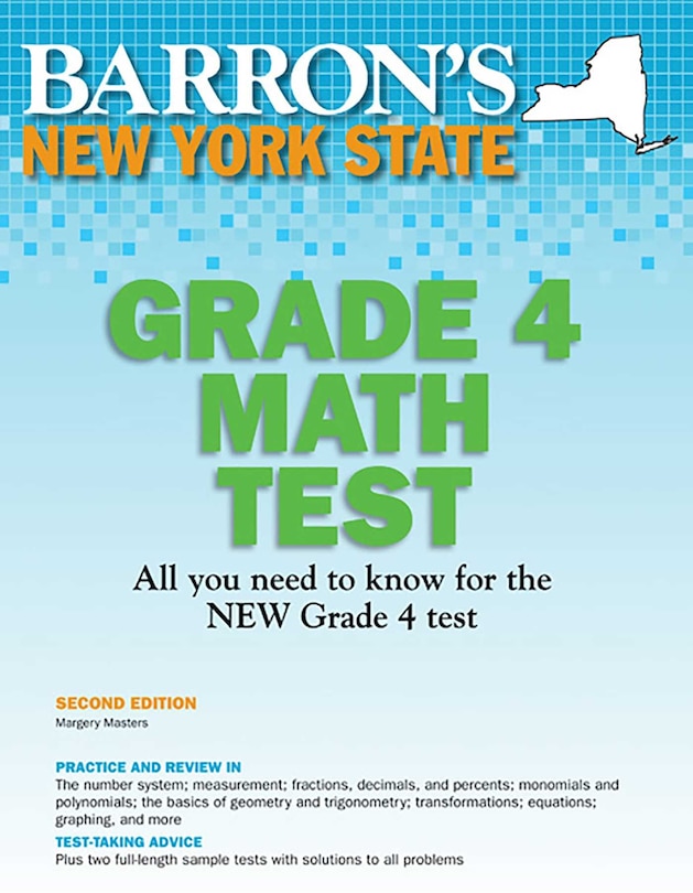 Front cover_New York State Grade 4 Math Test