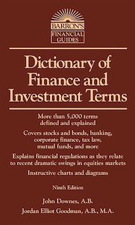 Front cover_Dictionary of Finance and Investment Terms