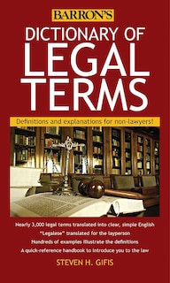 Front cover_Dictionary of Legal Terms