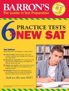 Barron's 6 Practice Tests for the NEW SAT