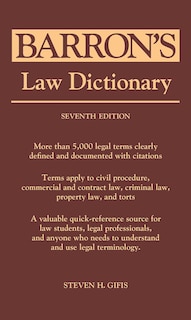 Front cover_Law Dictionary