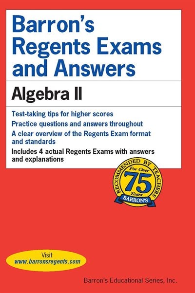 Front cover_Barron's Regents Exams and Answers: Algebra II