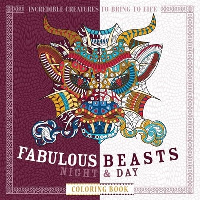 Couverture_Fabulous Beasts Night & Day Coloring Book