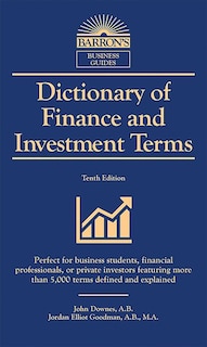Couverture_Dictionary of Finance and Investment Terms