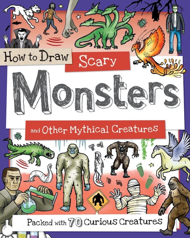 Front cover_How to Draw Scary Monsters and Other Mythological Creatures