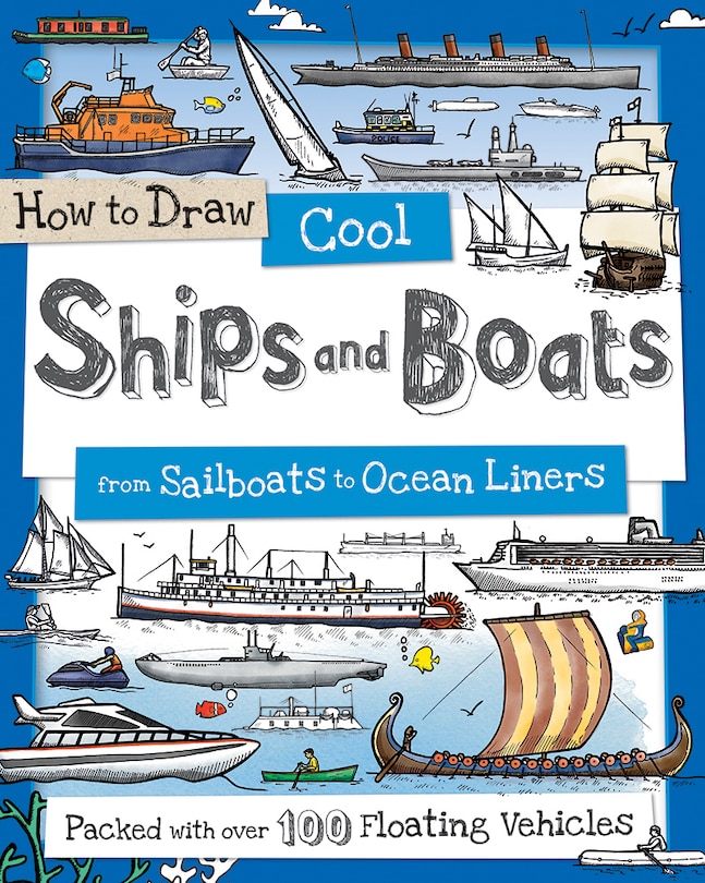Front cover_How to Draw Cool Ships and Boats