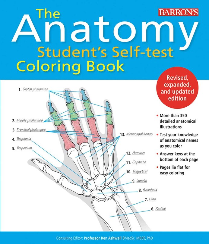 Front cover_Anatomy Student's Self-test Coloring Book