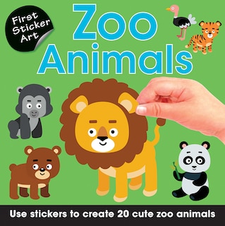 Front cover_First Sticker Art: Zoo Animals