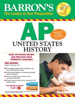 Front cover_Barron's AP United States History with CD-ROM