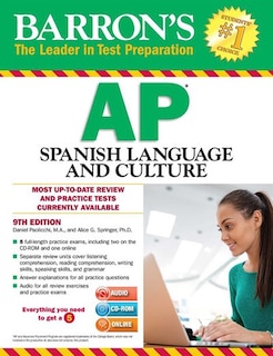 Front cover_Barron's AP Spanish Language and Culture with MP3 CD & CD-ROM