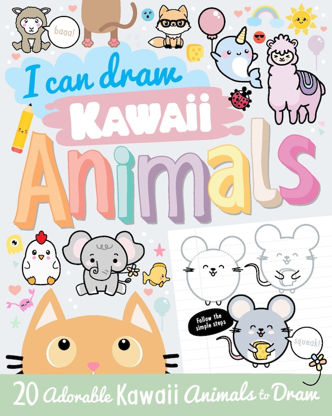 Front cover_I Can Draw Kawaii Animals