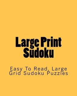 Front cover_Large Print Sudoku