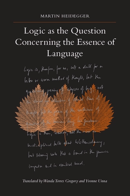 Front cover_Logic as the Question Concerning the Essence of Language