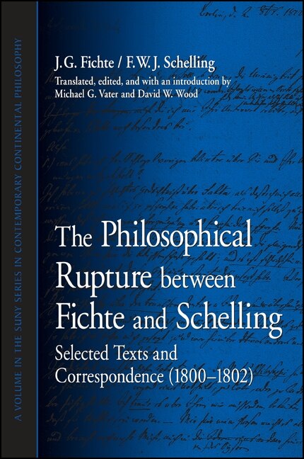 Couverture_The Philosophical Rupture between Fichte and Schelling