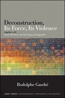 Couverture_Deconstruction, Its Force, Its Violence