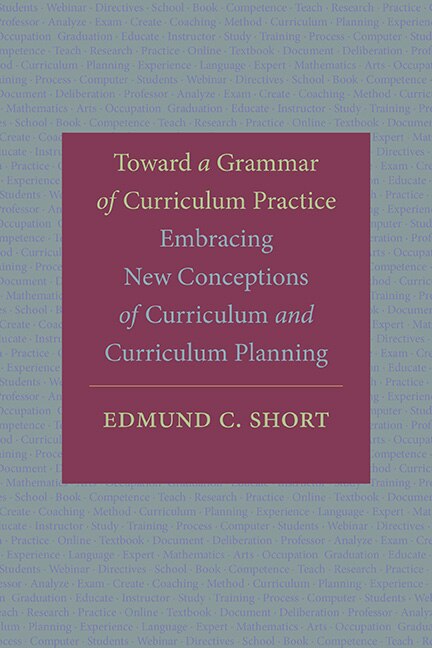 Couverture_Toward a Grammar of Curriculum Practice
