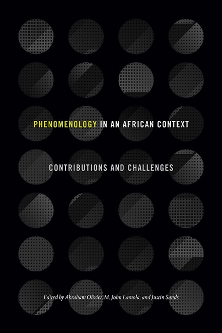 Couverture_Phenomenology in an African Context